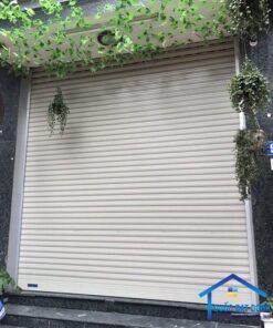 Mẫu cửa cuốn tấm liền nhà mặt phố