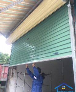 Cửa cuốn tấm liền đẩy tay