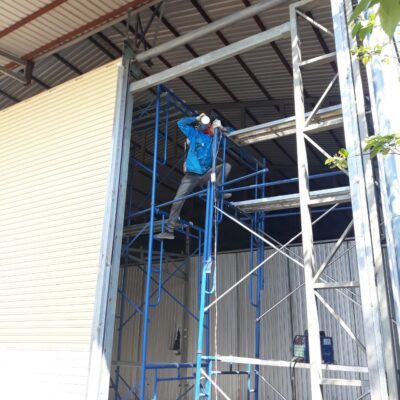 Dịch vụ nâng cấp cửa cuốn kéo tay sang tự động